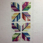 The Intrepid Thread Leaf feather Quilt Block Tutorial her Finished