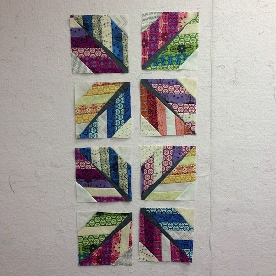 The Intrepid Thread Leaf feather Quilt Block Tutorial her Finished 